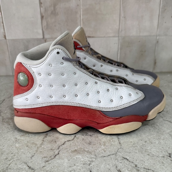 Nike Air Jordan 13 Retro Grey Toe Sneakers 2014 Men 9.5 414571-126 Leather Suede - Picture 1 of 14
